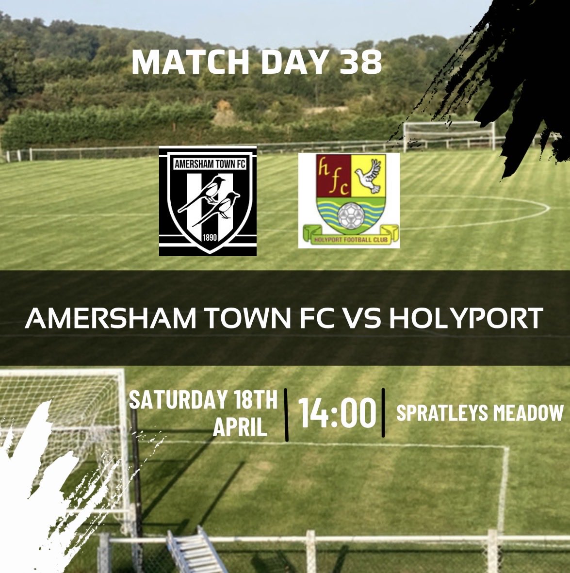 AmershamTownFC's tweet image. Our last league game takes place tomorrow🔜

If we get all three points we will save ourselves from relegation…we need you Amersham fans one last time this season to help the team get over the line💪

COME ON YOU MAGPIES🖤🤍

#amersham #nonleaguefootball #home #magpies