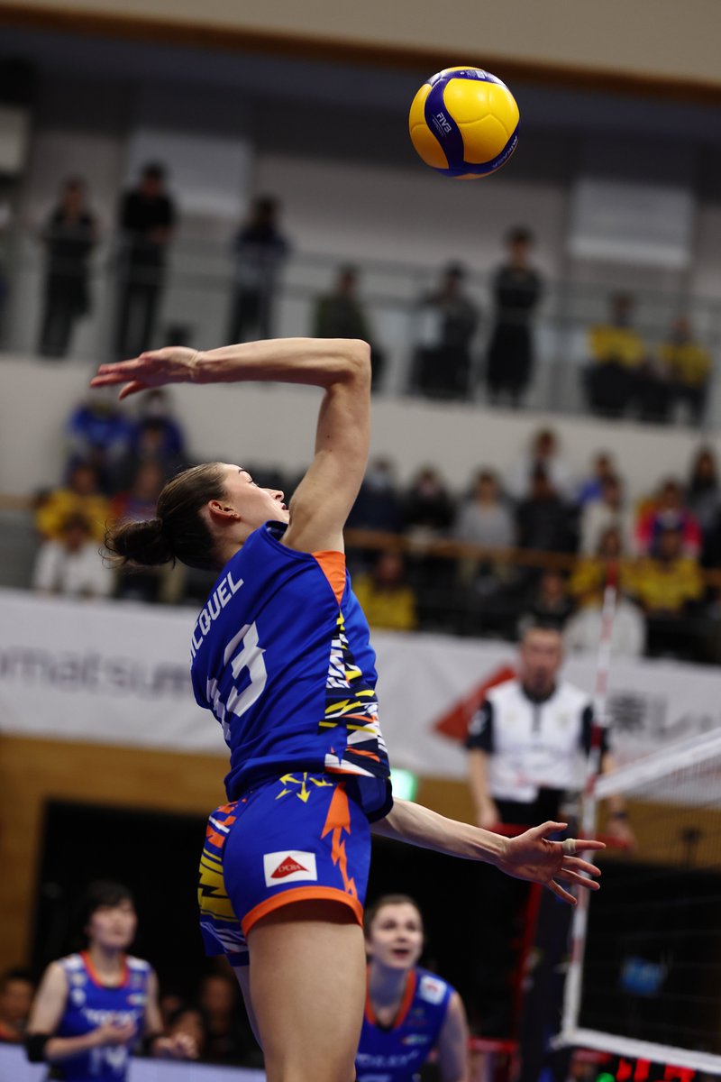 g_cra's tweet photo. 2025.04.05
草津市立滋賀トヨタアリーナ
東レ vs PFU

#東レアローズ滋賀
#TORAYARROWS
#ルシール・ジケル 選手 https://t.co/893Me1FrHR