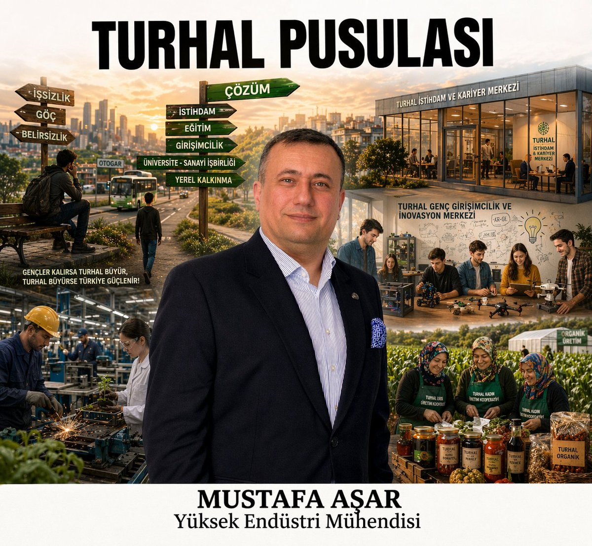 avt.com.tr/turha.../1-kos…
TURHAL PUSULASI
Genç İşsizliği: Türkiye’nin Sorunu, Turhal’ın Gerçeği
17 Nisan 2026 Demokrat Turhal Gazetesi Köşe Yazım

#Turhal
#Tokat
#YerelKalkınma
#TurhalPusulası
#Anadolu
#Tarım
#Gençlik
#Kalkınma