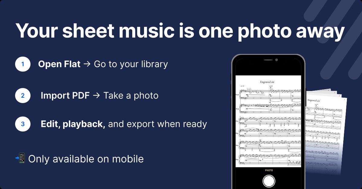 Flat tweet media