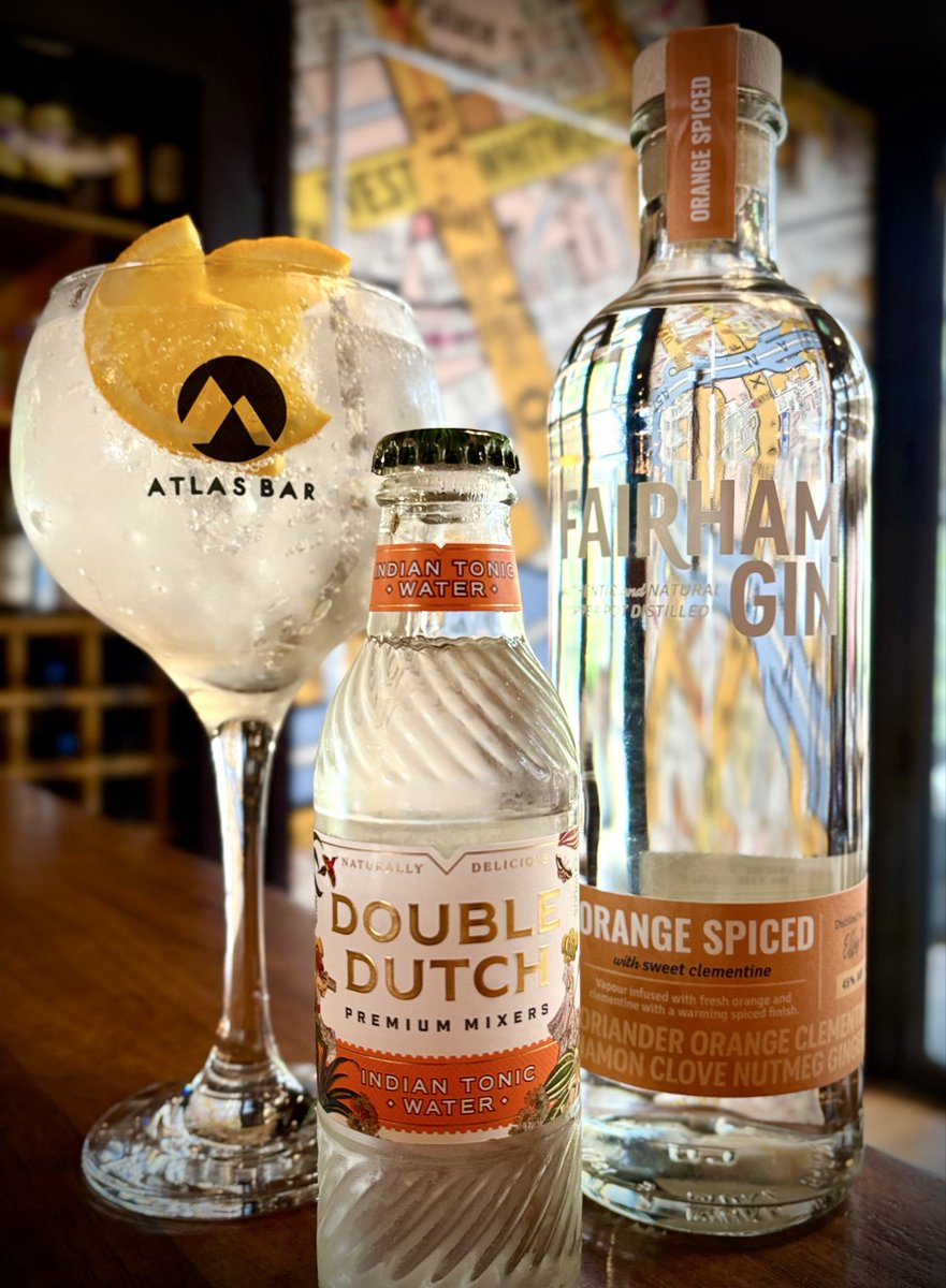 TheGinBible's tweet image. G I N  O F  T H E  W E E K 🍸

Fancy a #Gin? Course you do, it's Friday and it's almost the weekend 🥳

@FairhamGin Spiced Orange &amp;amp; @DoubleDutchMix #Tonic. £5 singles and £7 doubles for one week only starting today @TheAtlasBar #Manchester 🎉🍸 #ThankGinItsFriday
