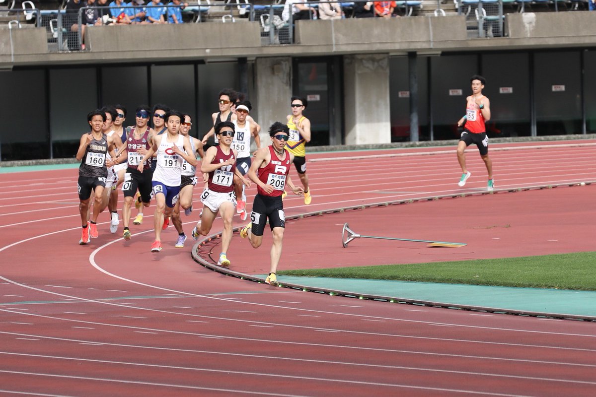 ［第34回金栗記念選抜陸上中長距離大会］
2026.04.11(土)
🏟️ 熊本・えがお健康スタジアム
◎男子グランプリ1500m　3組
水野(2)　3'43"66　1着　⭐️PB

先日行われました金栗記念選抜の結果です！
この記録は立命館大学歴代2位の記録となります✨️

ご声援ありがとうございました！