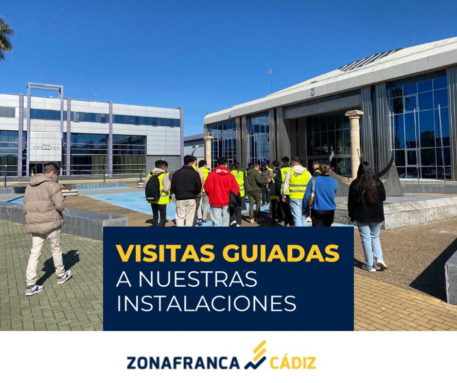 ZFCadiz's tweet image. 👩‍🎓🧑‍🎓 Te recordamos que en #ZonaFranca hacemos #visitasguiadas enfocadas a #colegios, #institutos, #asociaciones y otras entidades interesadas en conocer desde dentro nuestro trabajo.

¡Reserva tu día!📆

Más info aquí👇
zonafrancacadiz.com/visitas-guiada…

#Formación #Visitas #Estudiantes