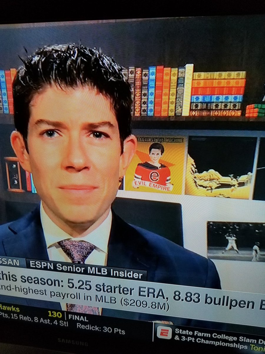 SkullsUnited's tweet photo. Thank you @JeffPassan for displaying @RATM ‘s Evil Empire, which just celebrated the 30th anniversary. If that simple act intrigues one kid, inspires one kid, sparks a fire in one kid, you’ve done more than any conversation about OPS, Exit Velo, or Spin Rate ever could. https://t.co/d2S3PBSuQt