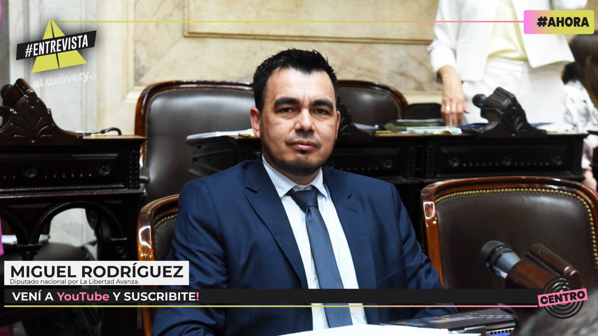 #AHORA - Hablamos con <a href="/MiguelTDF25/">Miguel Rodríguez</a> - Diputado nacional por La Libertad Avanza.

Escuchá la nota ⬇️
youtube.com/watch?v=rYVRBZ…
 📻100.7 (Ush) - <a href="/FMCentroTDF/">FM CENTRO</a> 
 📻104.9 (RG) - Radio+