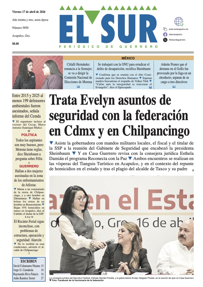 El Sur periódico de Guerrero tweet media