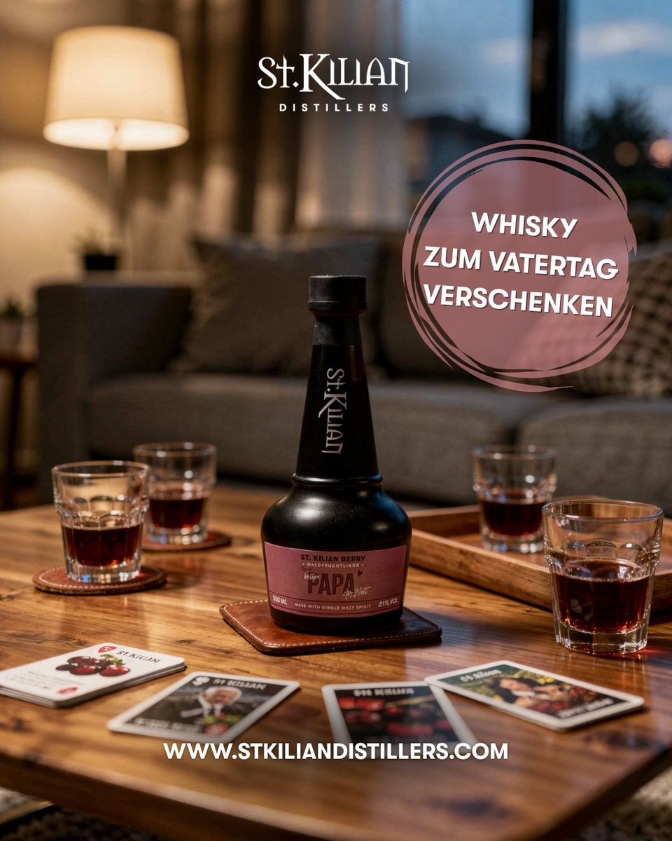 StKilianDist's tweet image. Am 14. Mai ist Vatertag ❤️
Der perfekte Anlass, um Papa mit einem Whisky oder Likör im liebvollen Vatertags-Design zu feiern. Sichere dir die Abfüllungen einzeln oder im Whisky-Likör-Bundle für nur 59,90 € statt 69,80 €. Jetzt bestellen!
#whisky #stkilianwhisky #whiskylovers