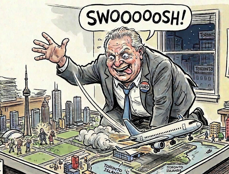 NoJetsTO's tweet image. Now we see why Ford wants jets to fly at the island airport! #topoli #onpoli