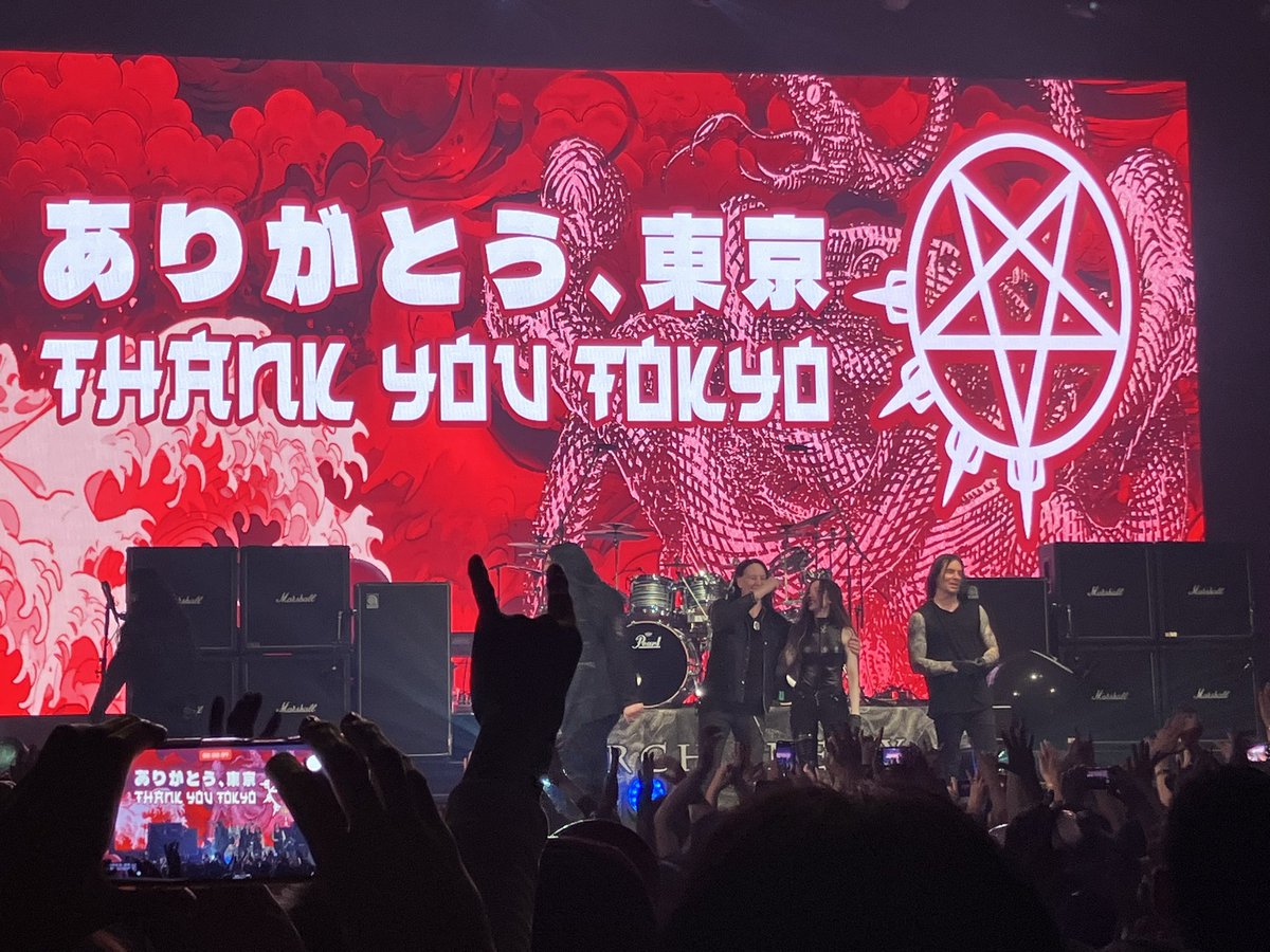 kitachiba666's tweet photo. 終演‼
お疲れ様でした
#archenemy https://t.co/iOBuL2Sllj