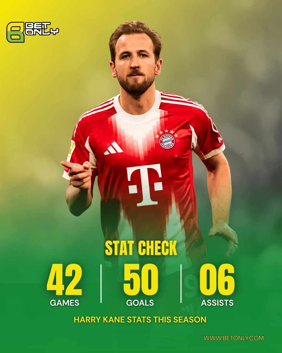 56 goal contributions and counting… Harry Kane can’t stop scoring. 🔥
Ballon d’Or loading?

...
#betonly