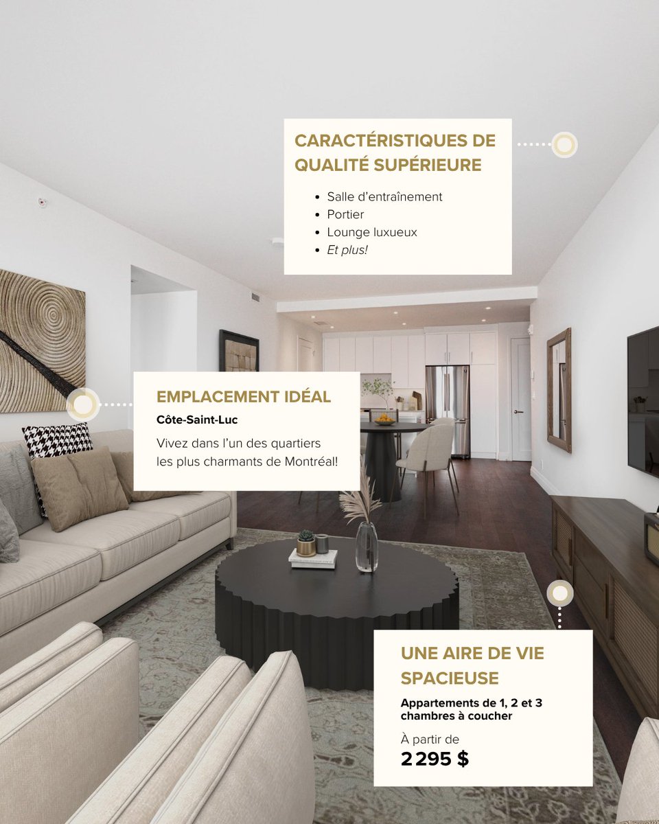 CaprentQC's tweet photo. Découvrez un art de vivre raffiné au Majestic à Montréal ✨

Profitez de 2 mois de loyer gratuit + des conditions préférentielles pour le stationnement et l’entreposage!

📍 6801, rue Abraham de Sola, Côte-Saint-Luc, QC
📞 514 252-2952
🔗 https://t.co/tW8X61BgQQ https://t.co/G9DYefbEWJ