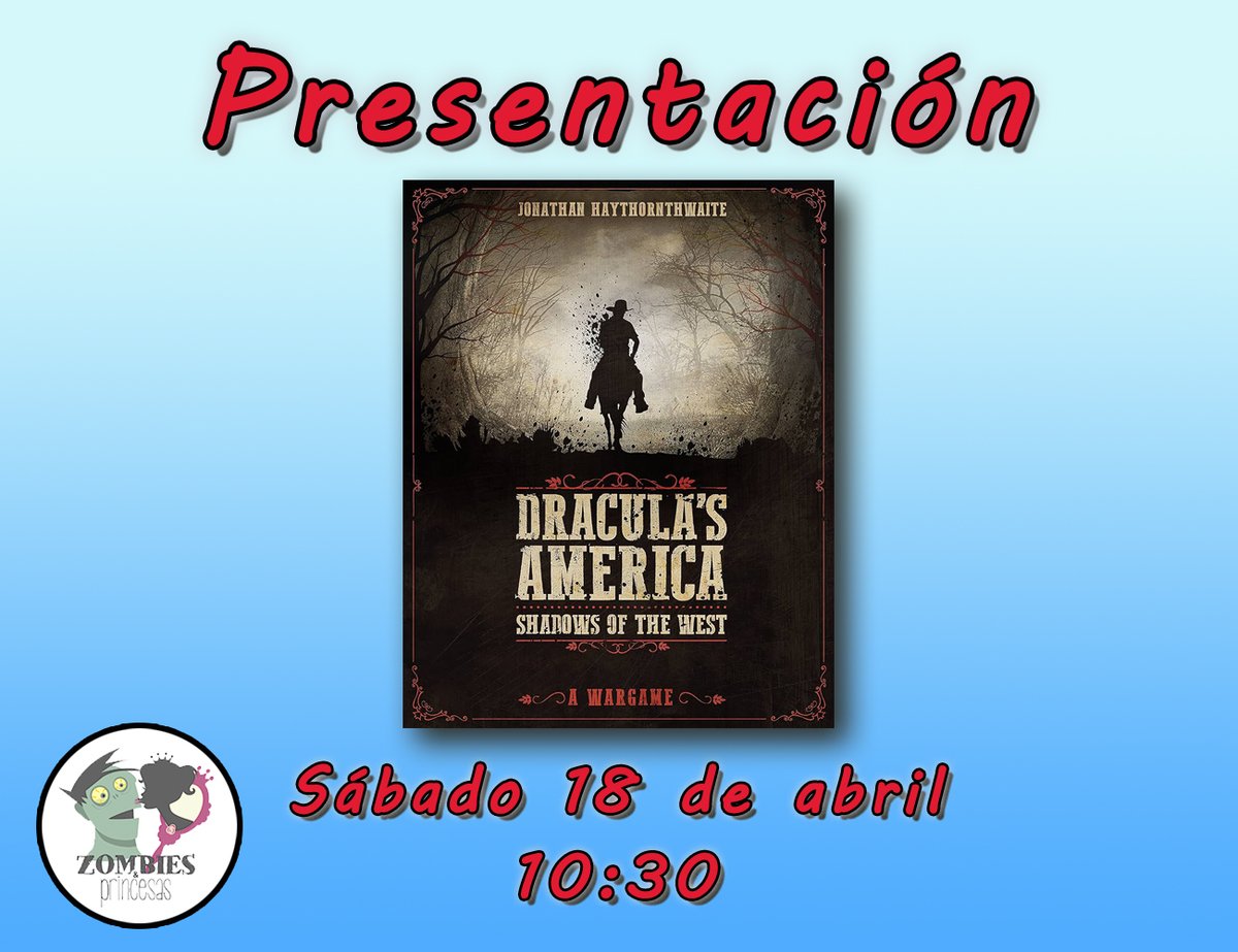 Mañana sábado tenéis una cita en un salvaje oeste un poco diferente al que hemos visto en las películas. Dracula's America, el juego de miniaturas, aterriza en Teruel, y estáis invitados para disfrutarlo.