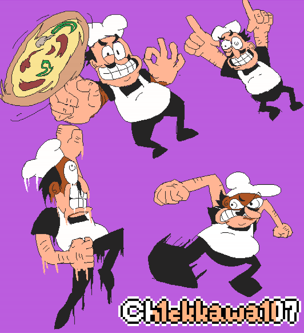 Ch1ckkawa107's tweet photo. 今週は珍しく時間に余裕ができたのでピザタワーのペッピーノ描く練習しました

描いててめっちゃたのしかった https://t.co/xShUy5iovQ