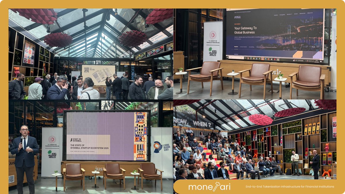 Monetari olarak Start in Istanbul lansmanındaydık. 

İSTKA'nın hayata geçirdiği platform İstanbul'un girişimcilik ekosistemini tek çatı altında topluyor: 18 teknopark, 101 hızlandırma programı, 55 kuluçka merkezi, 7 unicorn. 

İSTKA'nın bu adımı İstanbul'u küresel yatırımcılar