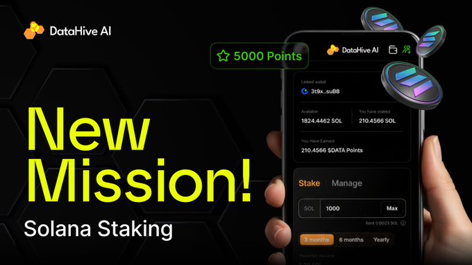 TIjezie25854's tweet image. 🚀 DataHive (DePIN Project)  Download the extension and start earning rewards over time 📷👀em;"&amp;gt;Stay active  📷  @datahiveai  #Web3AI #AI #Web3 #Crypto #Airdrop #CryptoAirdrop #AirdropSeason #EarnCrypto #Blockchain #DePIN #CryptoCommunity #Web3Community