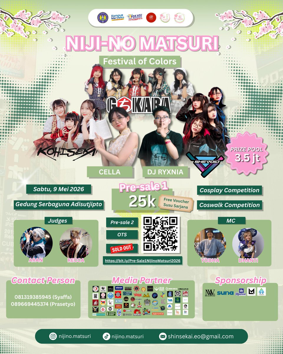 archassaa's tweet photo. buat warga jogja dan sekitarnya kalau ada yang minat bisa beli di aku yaa tiketnya DM ajaa🥰🥰 #zonauang #anime https://t.co/2wqUf5p80G