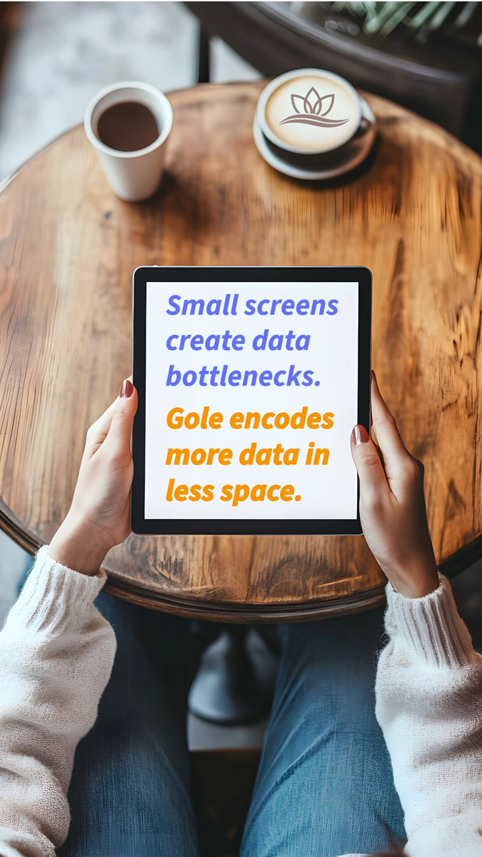 eSetu_Solutions's tweet image. Small screens create bottlenecks.
Gole removes them.
More data.
Fewer digits.
#Gole #Tech #UX #Innovation