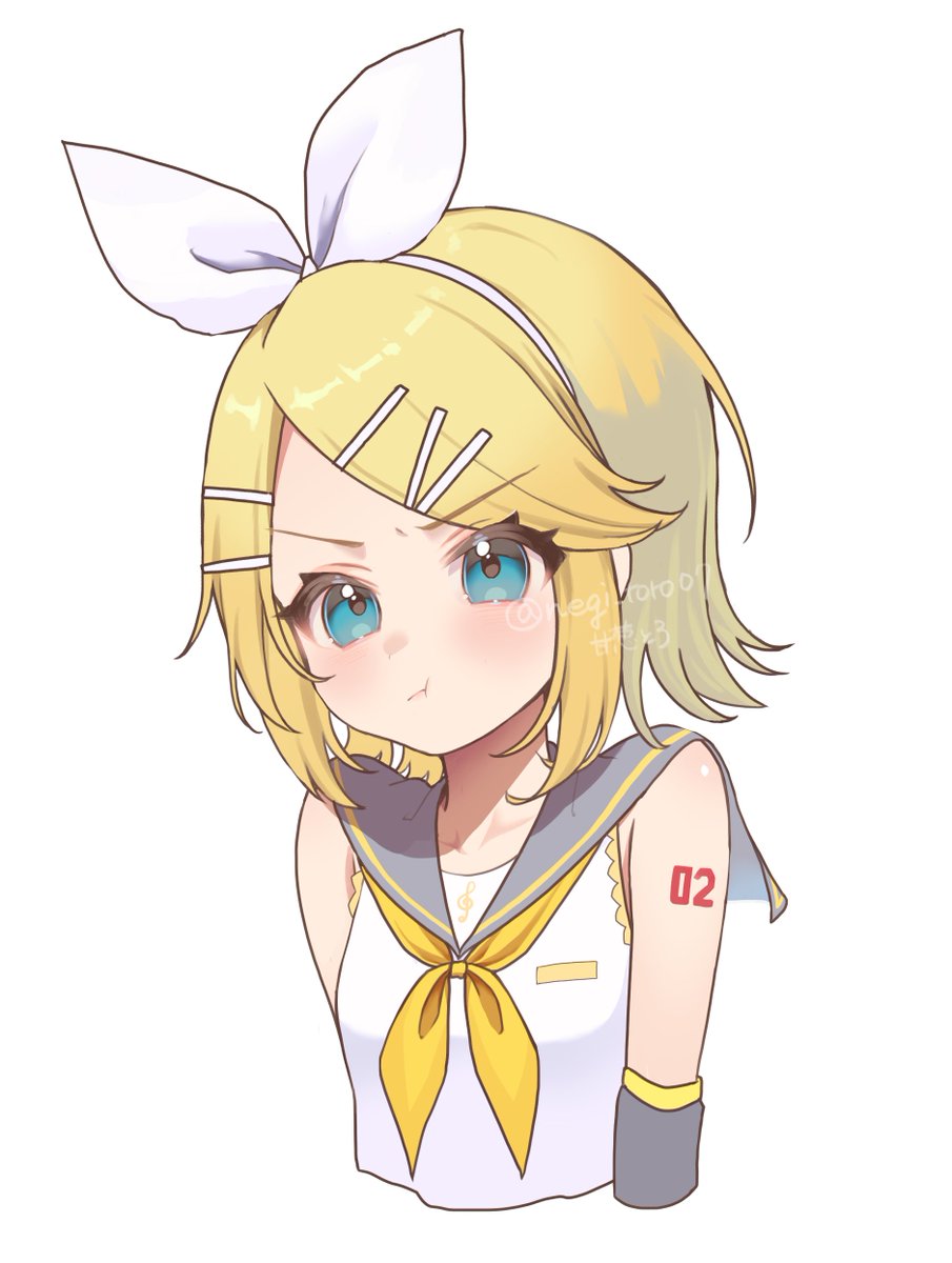 negi_toro07's tweet photo. むくれリンちゃん落書き https://t.co/sdYbSUvwlY