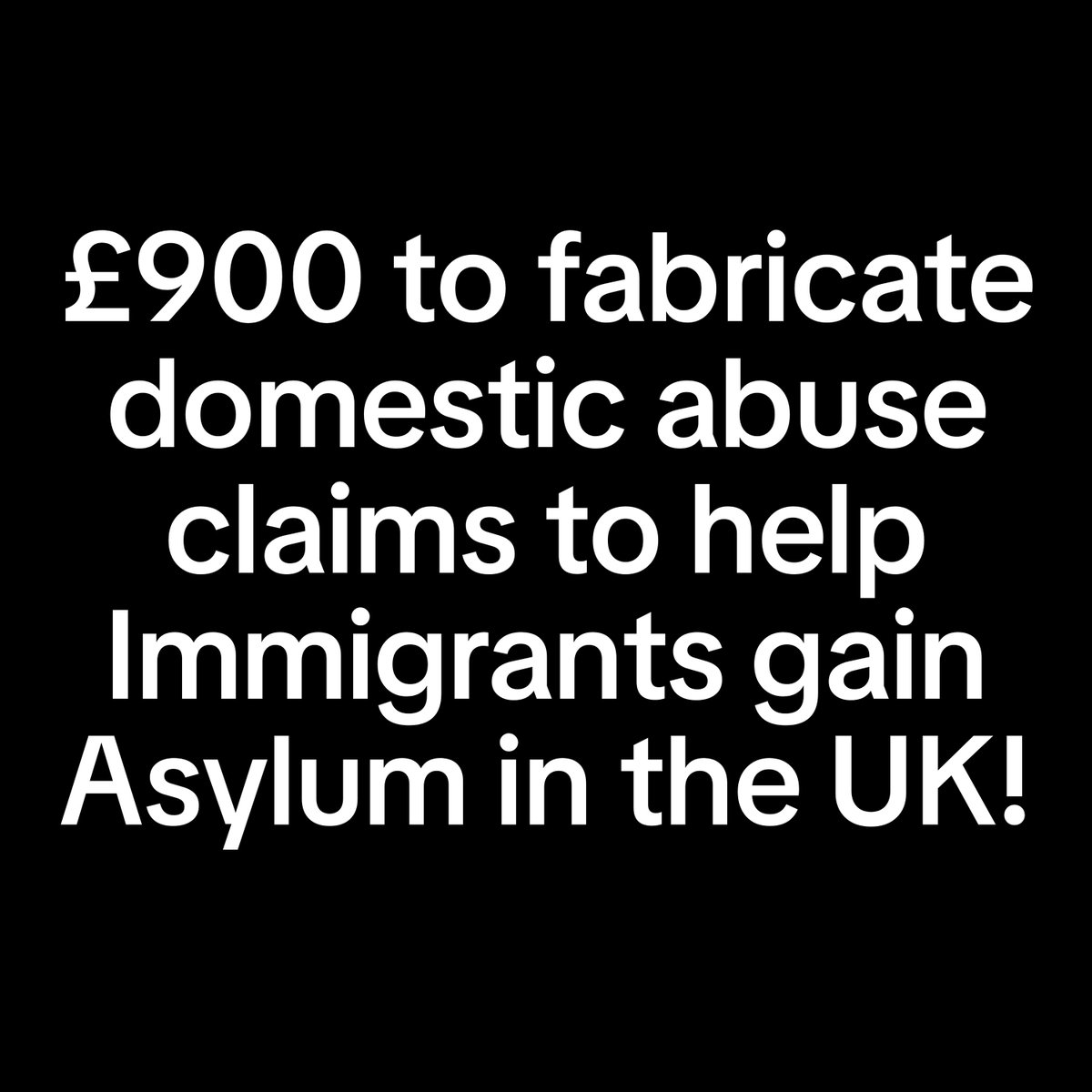 Darren_Fower's tweet image. The number of migrants claiming 𝘧𝘢𝘴𝘵-𝘵𝘳𝘢𝘤𝘬 residency on the basis of 𝗱𝗼𝗺𝗲𝘀𝘁𝗶𝗰 𝗮𝗯𝘂𝘀𝗲 has now reached more than 𝟱,𝟱𝟬𝟬 a year - a number which has risen by more than 𝟱𝟬% in just three years!

#AsylumSeekers #MigrationCrisis