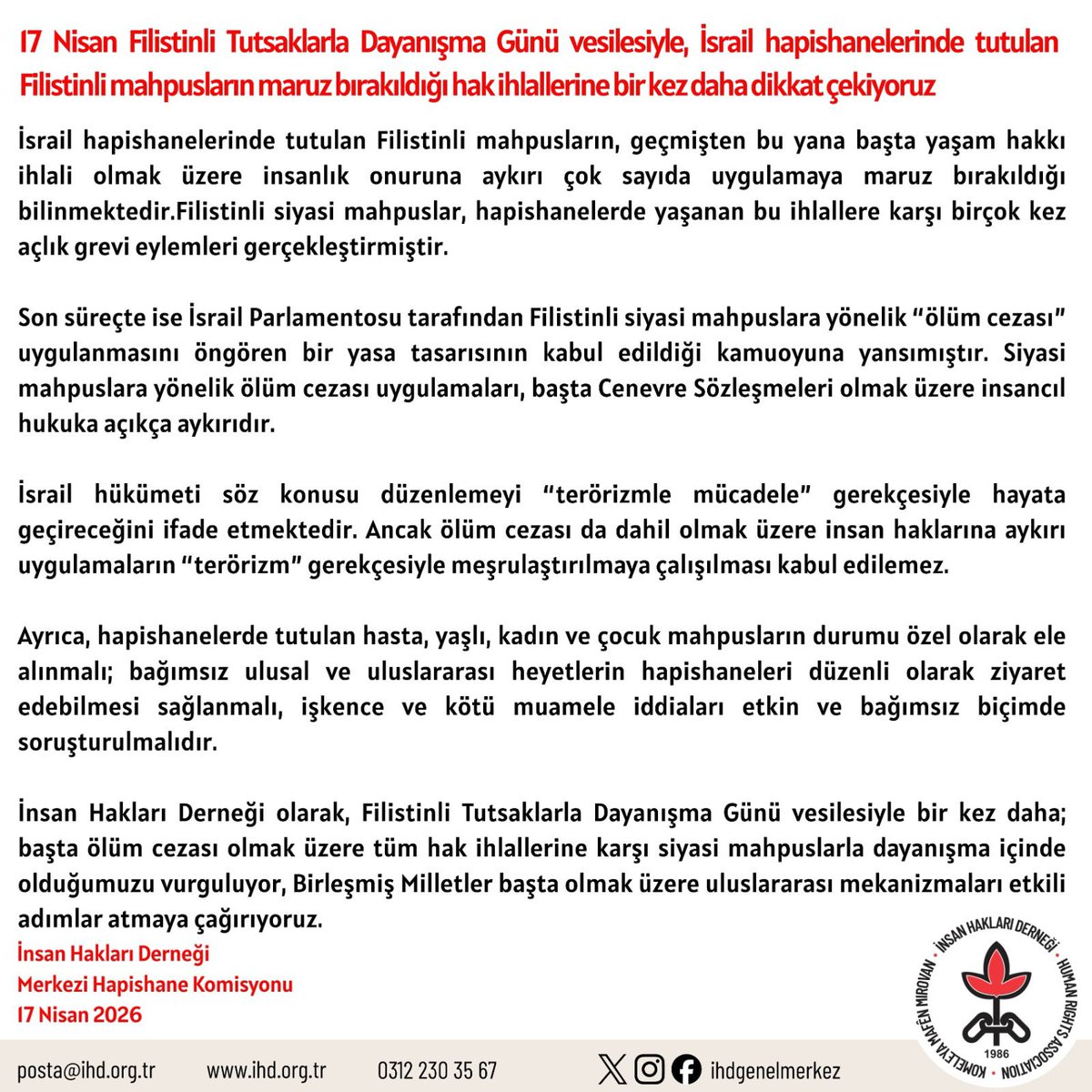 İHD Genel Merkezi tweet media