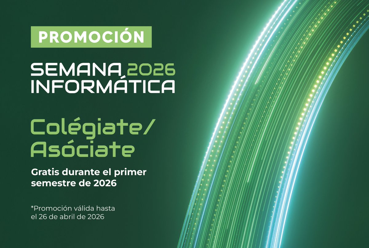 etsinfupv's tweet photo. 🎓 Si estás en los últimos cursos de grado o en máster,es un buen momento para empezar a dar forma a tu futuro profesional.
Con motivo de la Semana Informática 2026 (21–23 de abril) #SI2026, se lanza una campaña especial para incorporarte a la comunidad profesional @SomDigitals_ https://t.co/opLPdg8dL3