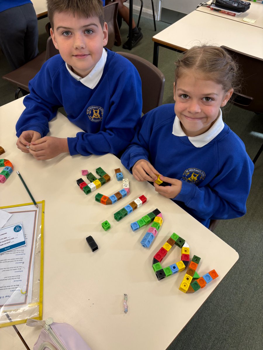 MissVenters6's tweet image. Practicing our spellings this week! @StMSchStewkley #together #englishatstmichaels