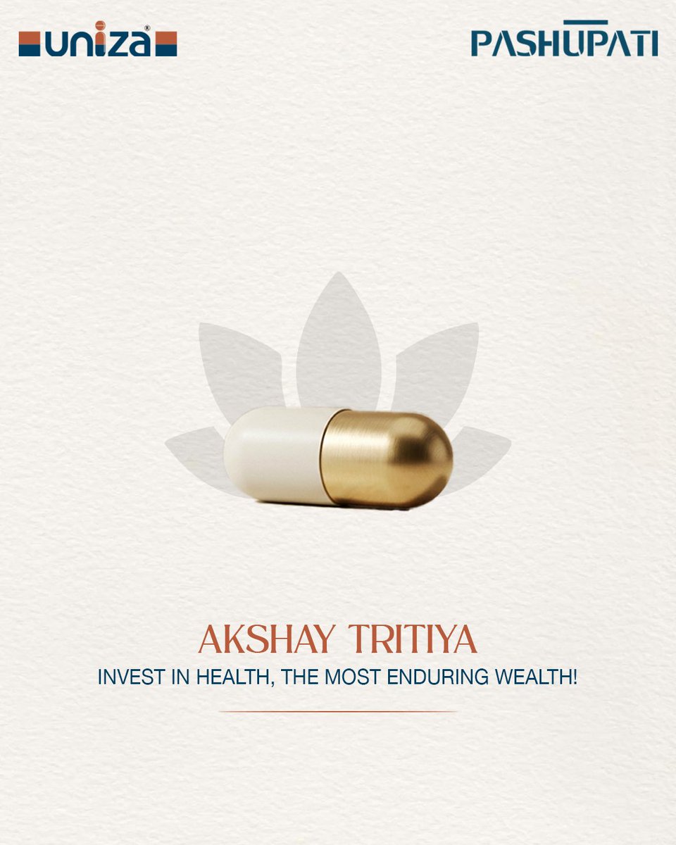 UnizaGroup's tweet photo. Akshay Tritiya, the day of eternal prosperity, inspires us to invest in what truly lasts. Uniza Group believes that good health is the greatest asset — one that grows abundantly when nurtured with quality and care. 💛🪔

#AkshayTritiya #AkshayTritiya2026 #UnizaGroup https://t.co/9BCu3LbWWX