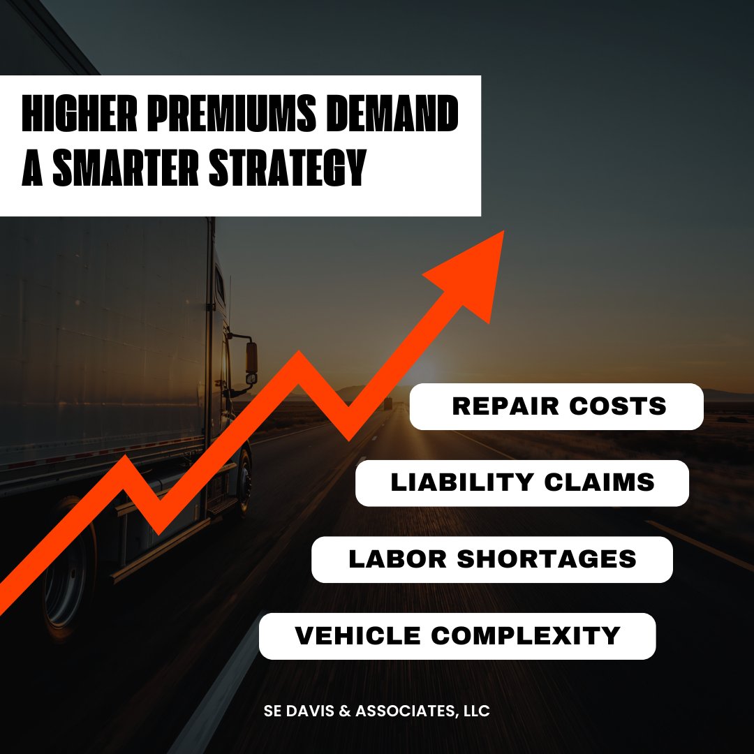 SEDavisAssoc's tweet image. Commercial trucking insurance is expected to remain under pressure in 2026 as claim costs continue to rise faster than inflation. Visit our Facebook page to learn more.

#PEO #compliance #businesstips #trucking #workerscomp #insurance #HRsupport #transportation #sedavisassociates