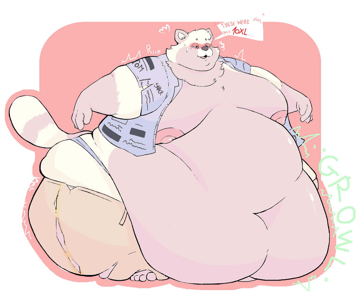Well, This is what happens when you've had a snack too many!
 I dont think a body like this needs clothes anymore...