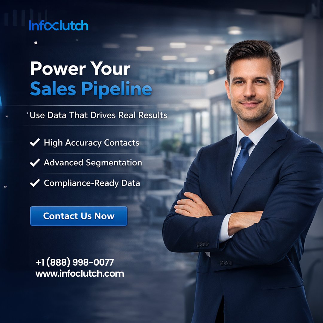 InstalledBase's tweet photo. Quality data is the fuel for your sales engine.

Stop wasting time on bounced emails and disconnected lines. Get access to verified B2B insights with InfoClutch and start closing deals faster. 📈

Connect with us now:
+1 (888) 998-0077
 https://t.co/uFYmFkbCSn

#SalesTips #B2B https://t.co/eNO5ahqWWZ