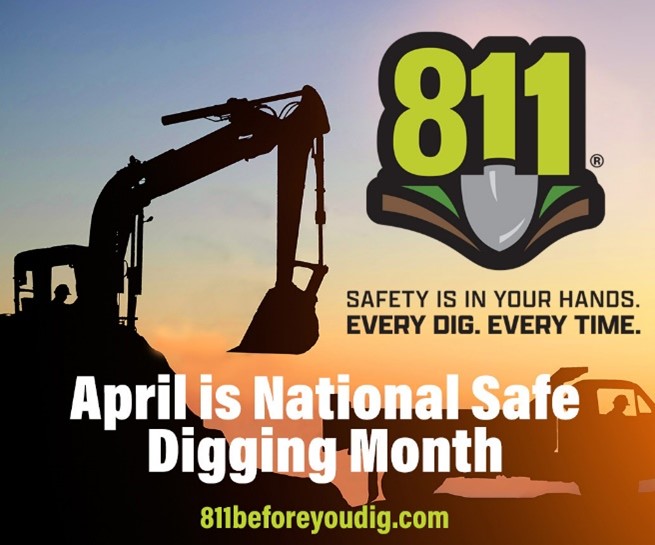 OSHA_DOL's tweet image. April is National Safe Digging Month! Never assume that you know where buried utilities are located because you’ve worked the jobsite before. Weather, erosion, and construction can affect the perceived location of facilities. #811BeforeYouDig #EveryDigEveryTime
