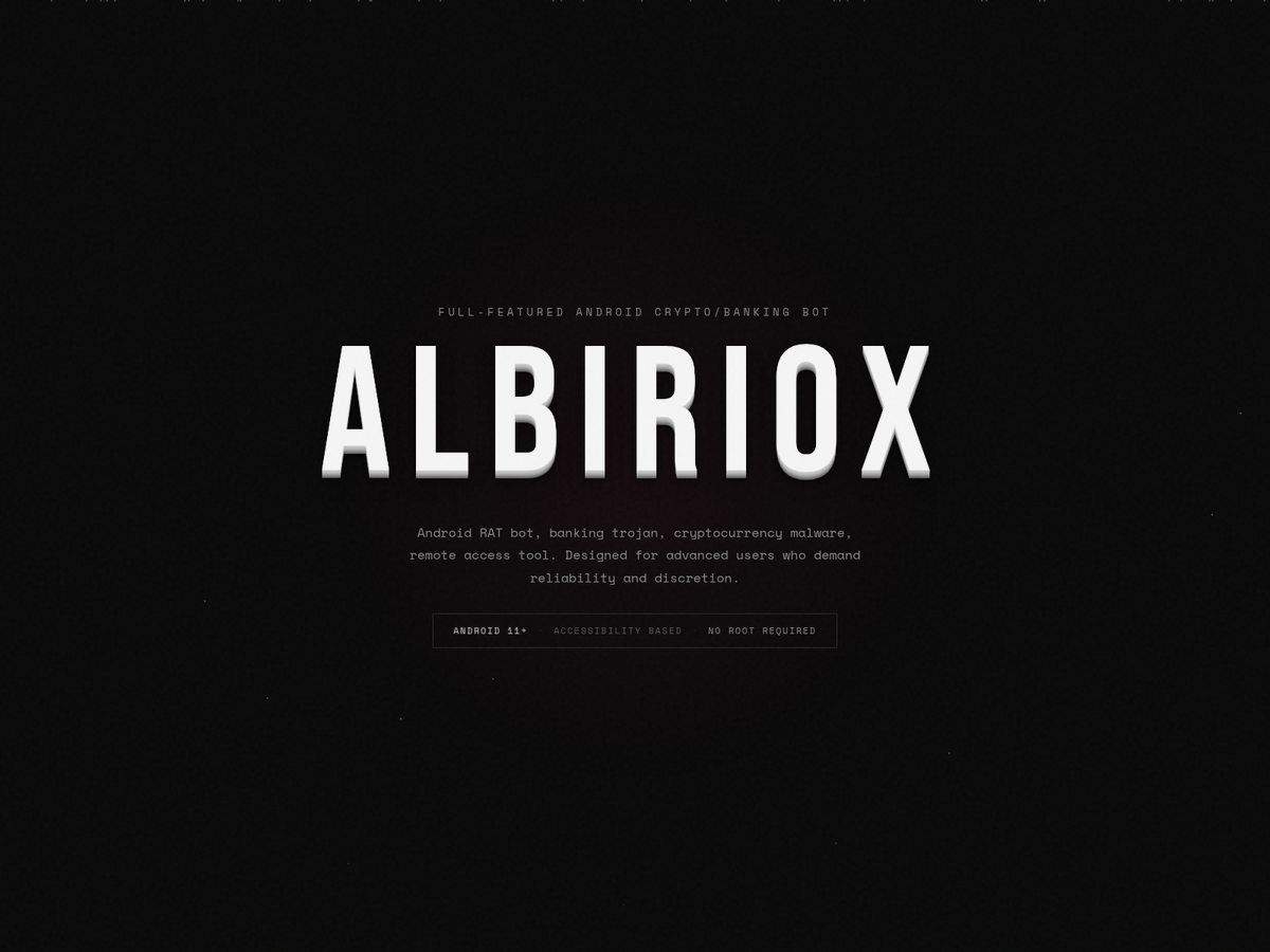 Fact_Finder03's tweet image. 66.198.225.125
albiriox.sc

ALBIRIOX-cryptocurrency malware, remote access tool

@500mk500
@ViriBack
@AndreGironda 
@skocherhan 
@BreakGlassIntel

#Panel #C2 #ThreatIntelligence #cti  #ALBIRIOX #BankingBot #AndroidRAT #bot #bankingtrojan