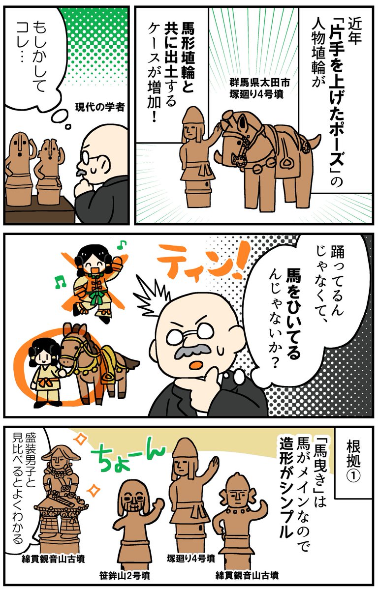 マンガでわかる!はにわ入門
「おどるハニワ」はおどってない?(2/2) 