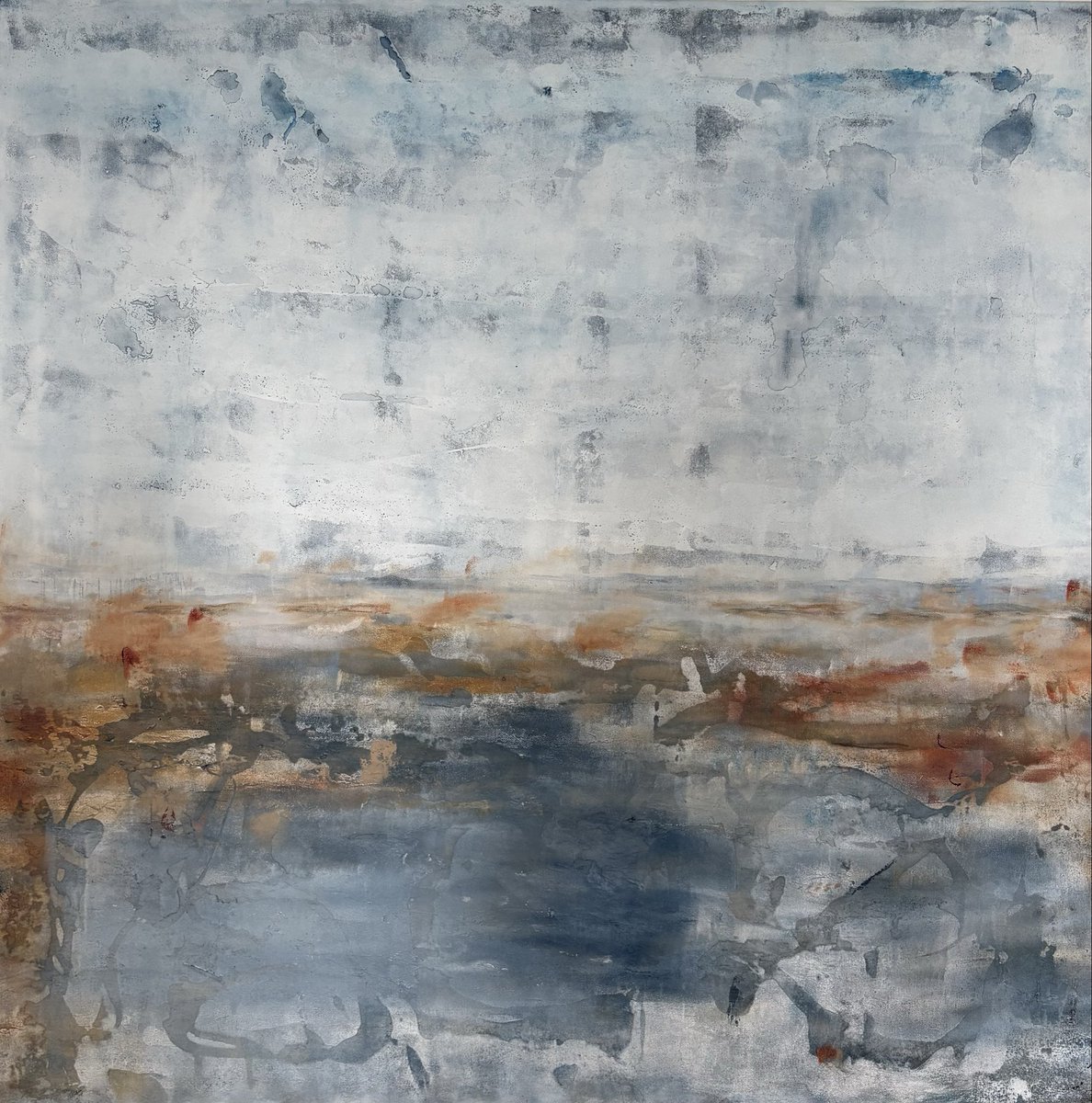 New work ✨
BARRIER ISLAND II 
Acrylic, 36 x 36in