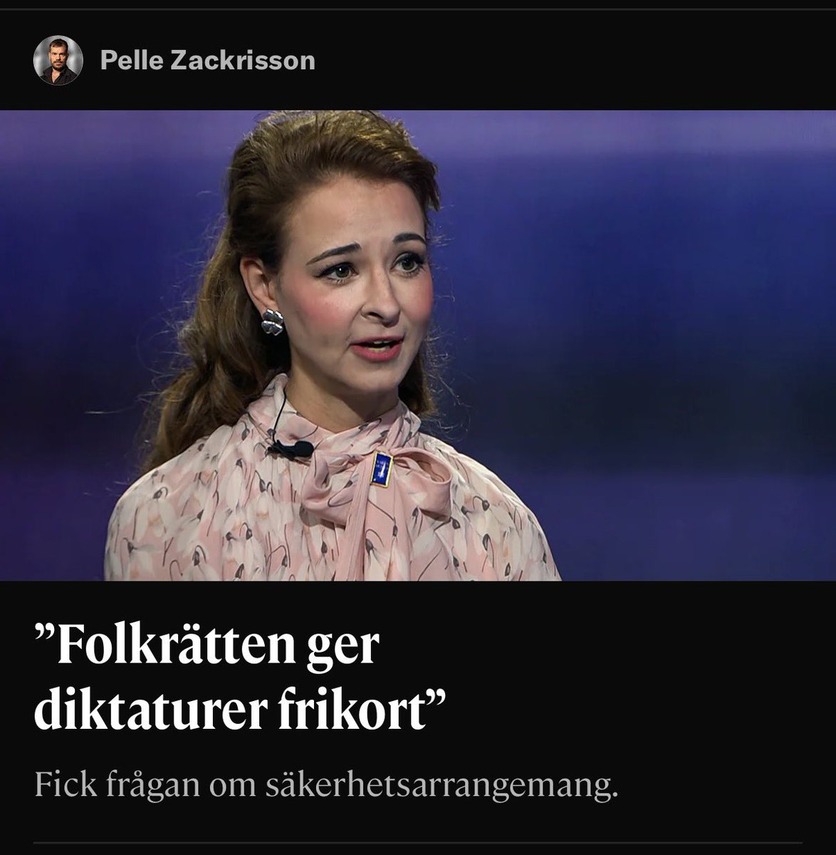 Pelle Zackrisson 🇸🇪 tweet media