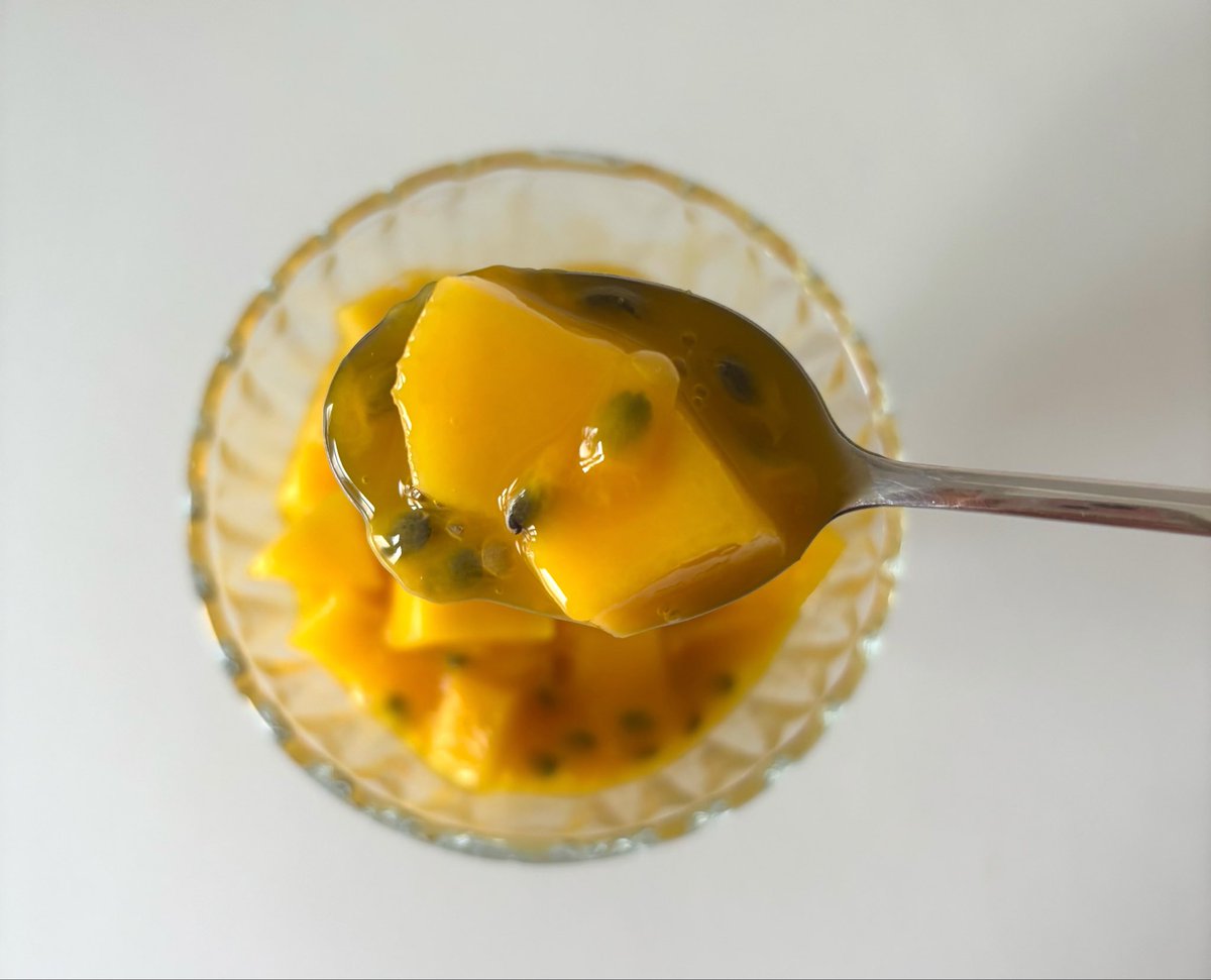 Deux fruits, un dessert 🥭☀️