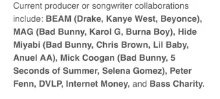 This could be the ICEMAN feature list
This the studio working on Drakes current MV
KANYE
BEYONCE
BAD BUNNY
KAROL G
CHRIS BROWN
LIL BABY
ANNUEL AA
SELENA GOMEZ
