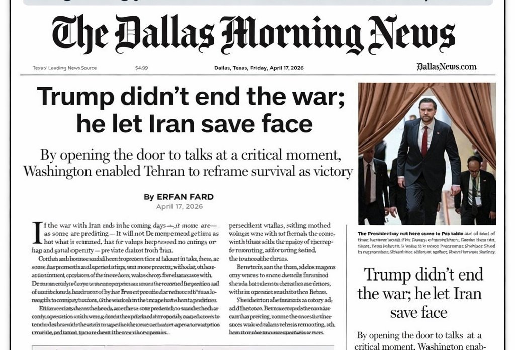 EQfard's tweet image. Military pressure exposed #Iran’s vulnerabilities. But opening talks at the wrong moment gave Tehran the space to reframe #survival as victory.
In conflicts like this, perception isn’t secondary — it is the battlefield.

My latest op-ed in @dallasnews

@VP @CIA @POTUS @IDF