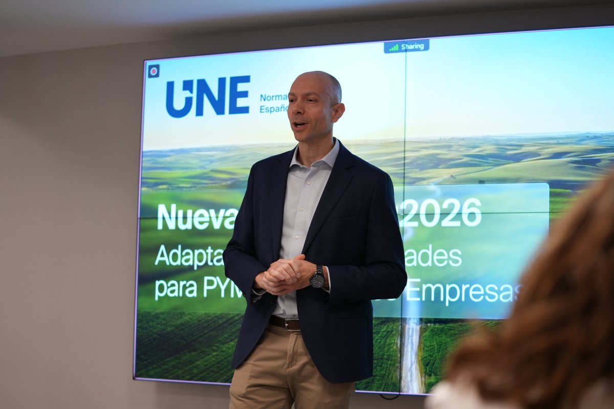 UNE Asociación Española de Normalización tweet media