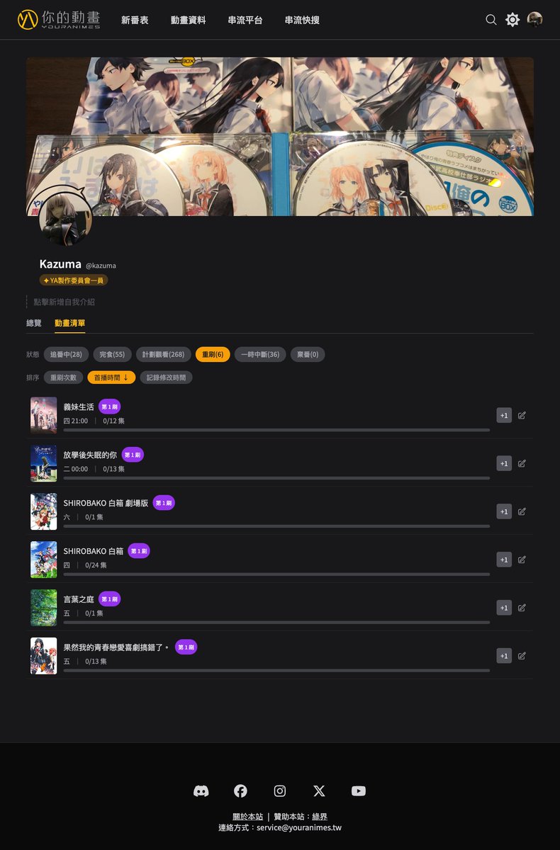 YourAnimes 你的動畫 tweet media