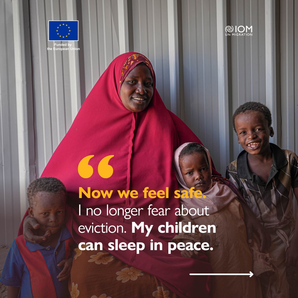 iom_somalia's tweet image. #Displacement took away their homes. Now, they have stability.

In #Mogadishu, 400 displaced families now have secure housing units, restoring dignity and hope.

👏 Supported by @EU_in_Somalia.

🔗Read full story: somalia.iom.int/stories/no-mor…