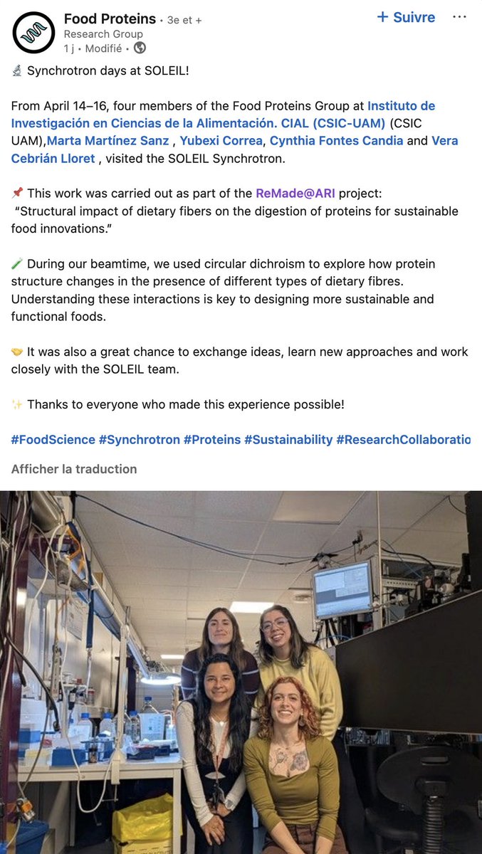 Synchrotron SOLEIL tweet media