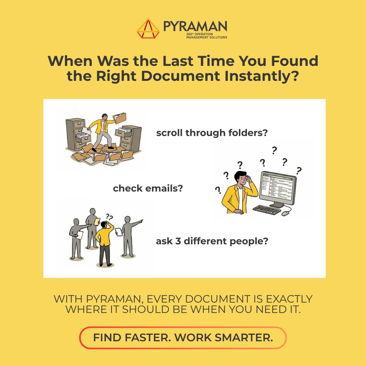 pyraman_qms's tweet image. Still searching everywhere for one document?

Stop the chaos.

Manage it all with Pyraman eQMS.

#DocumentControl #EQMS #QualitySystems #Efficiency #Compliance