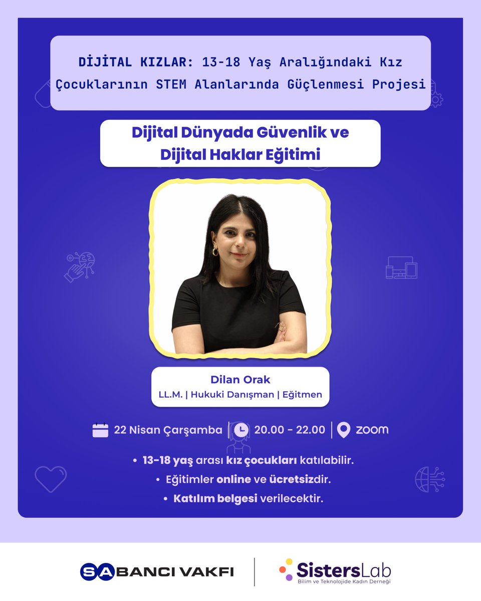 SistersLab - Bilim ve Teknolojide Kadın Derneği tweet media