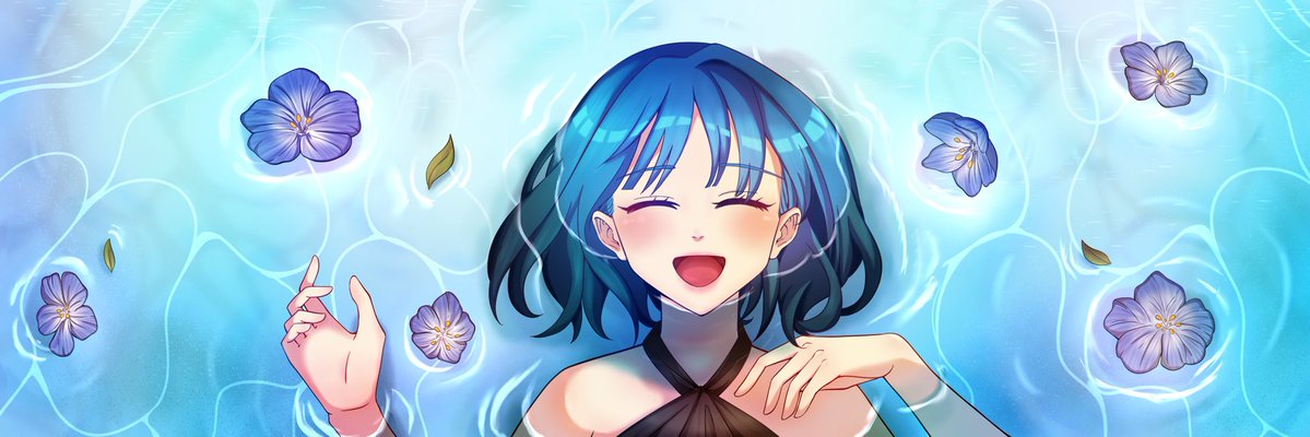 shizumiyukara_x's tweet image. NEWW BANNER AAAAAA

IM SO SO IN LOVE WITH DA ART 🫶🌊
#newart #banners