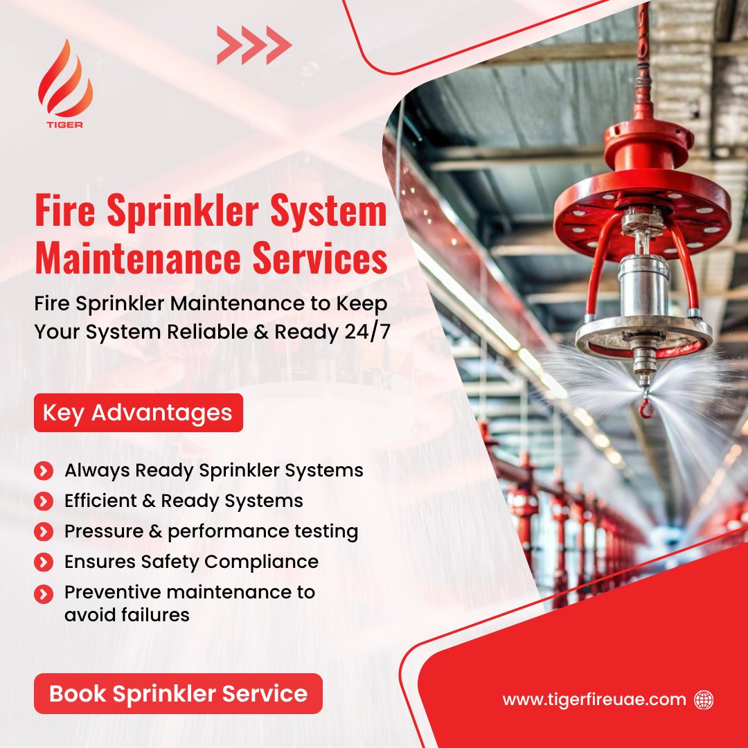 tigerfireu8903's tweet image. Keep your fire sprinkler system in peak condition with expert maintenance. Stay ready when it matters most. 

🌐 tigerfireuae.com
📞 +971 02 56 20222

#FireSafety #SprinklerSystem #FireProtection #FireMaintenance #SafetyFirst