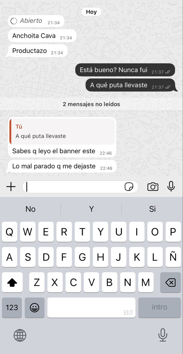 Te vas bloqueado dsps d esta