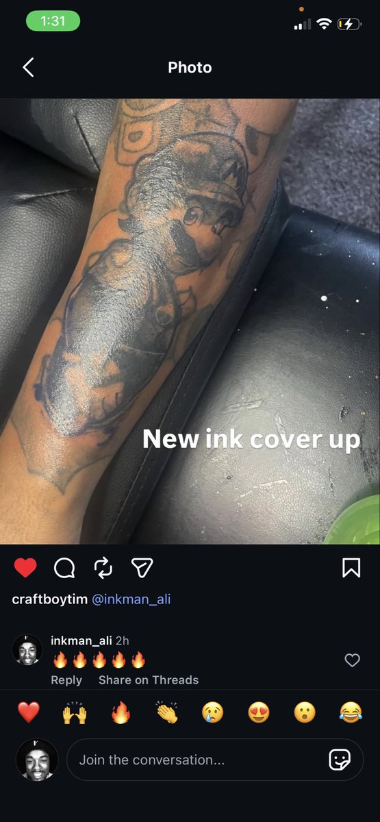InkmanAli's tweet photo. @__noiva @IBEHIM22 What up doe all tattoos and piercings tap in deals going rn. Always tatting 24/7 and will pull up https://t.co/hJa6mkqAmd