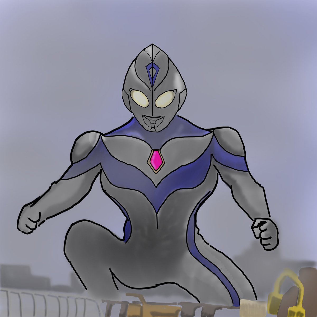SGR_UUU55's tweet photo. ウルトラマンダイナ、ミラクルタイプ。
「夢幻の鳥」 https://t.co/LnFq9J97OU