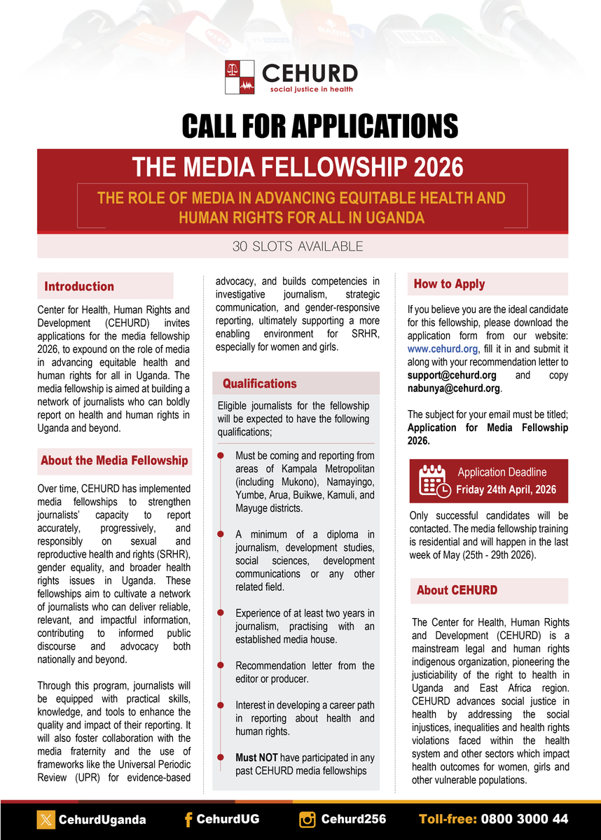 CEHURD Uganda tweet media